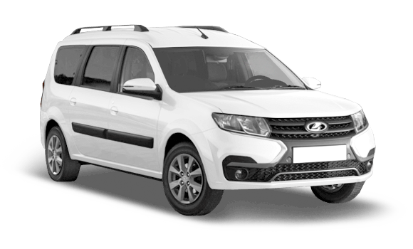 Lada Largus I Рест - Белый "Ледниковый"