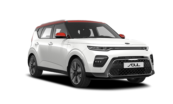 KIA Soul III - Inferno Red + Clear White