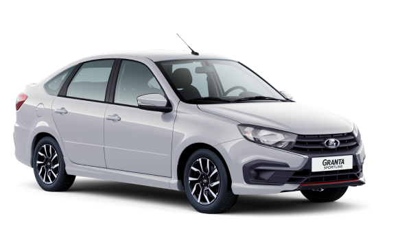 Lada Granta Sportline Лифтбек I Рест - Белый "Ледниковый"