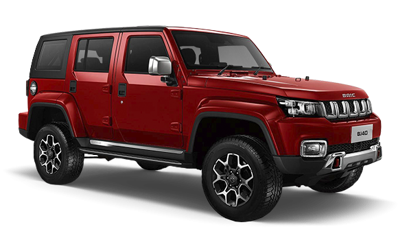 BAIC BJ40 I Рест - Красный металлик